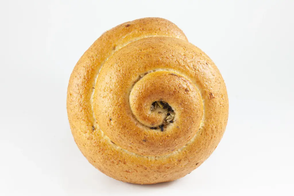 Pain spirale à la semoule